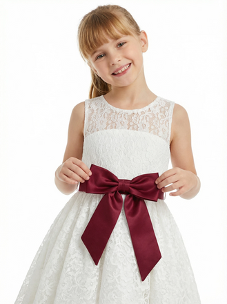 Girl Communion Wear Wedding Flowers Girl Gowns Boho Dress Flower Princess Gowns for Wedding