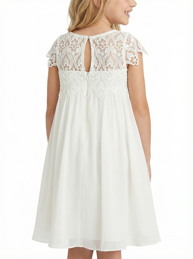 Boho Flower Wedding Girl Gowns Boho Dress Flower Princess Gowns Little Communion Wear