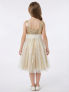 Boho Wedding Flowers Girl Gowns Sequin Dress Flower Princess Gowns Baby Communion Dresses