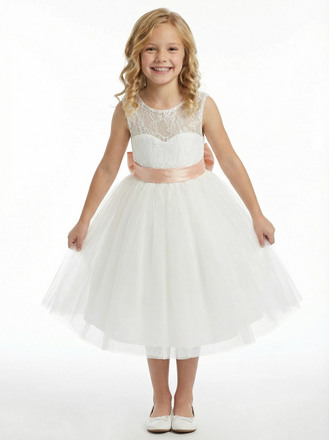 Toddler Bridesmaid Wedding Flowers Girl Gowns Boho Dress Flower Princess Gowns for Wedding