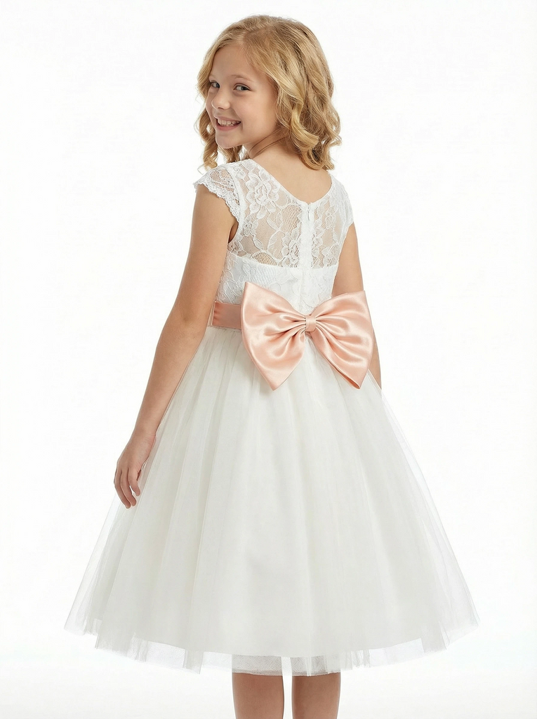 Toddler Bridesmaid Wedding Flowers Girl Gowns Boho Dress Flower Princess Gowns for Wedding