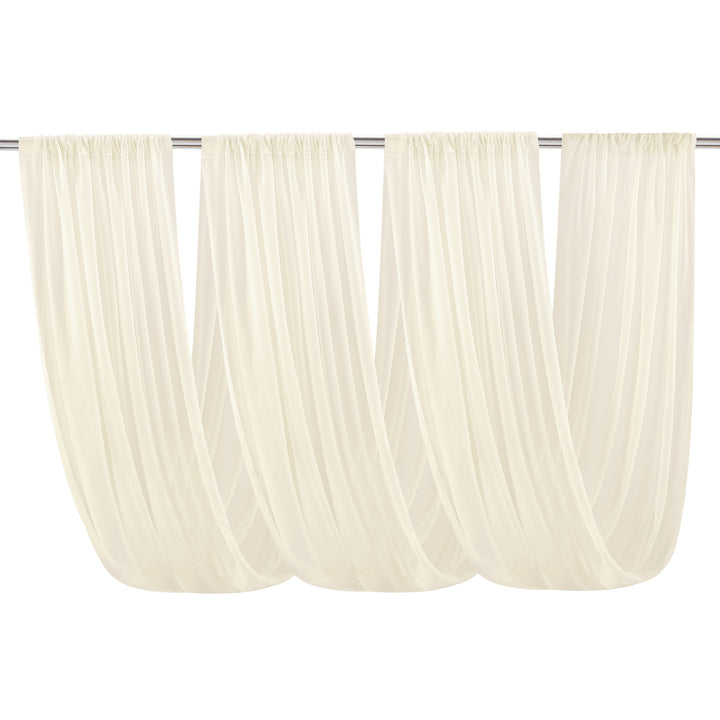 Indoor Wedding Ceremony Curtains Roof Decoration 100D Chiffon Wedding Ceiling Decoration,, HCP49