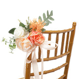 New Artificial Chair Back Flower Outdoor Wedding Banquet Decorative Flower Simulation Fresh Fake Flowers, CF17023