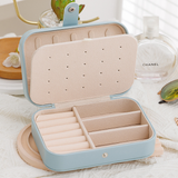Ring Box Wedding Ring Earring Box Travelling Jewelry Box Random color  CN390