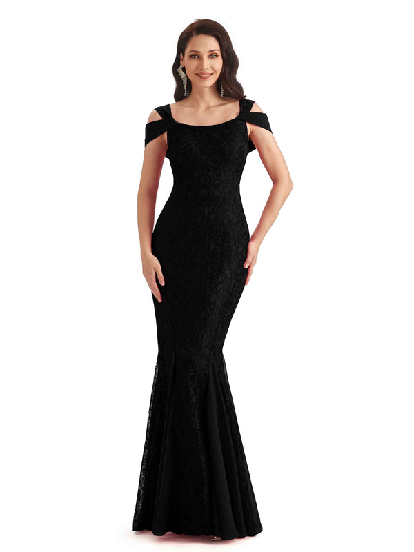 Sexy Lace Mermaid Cold Shoulder Mother of The Groom Dresses - ChicSew
