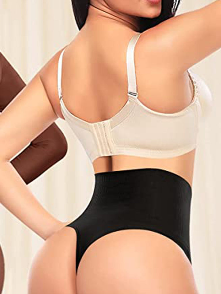 US Lady Tummy Control Weight Loss High Waist Underwear Body Shaper Panties  S-3XL