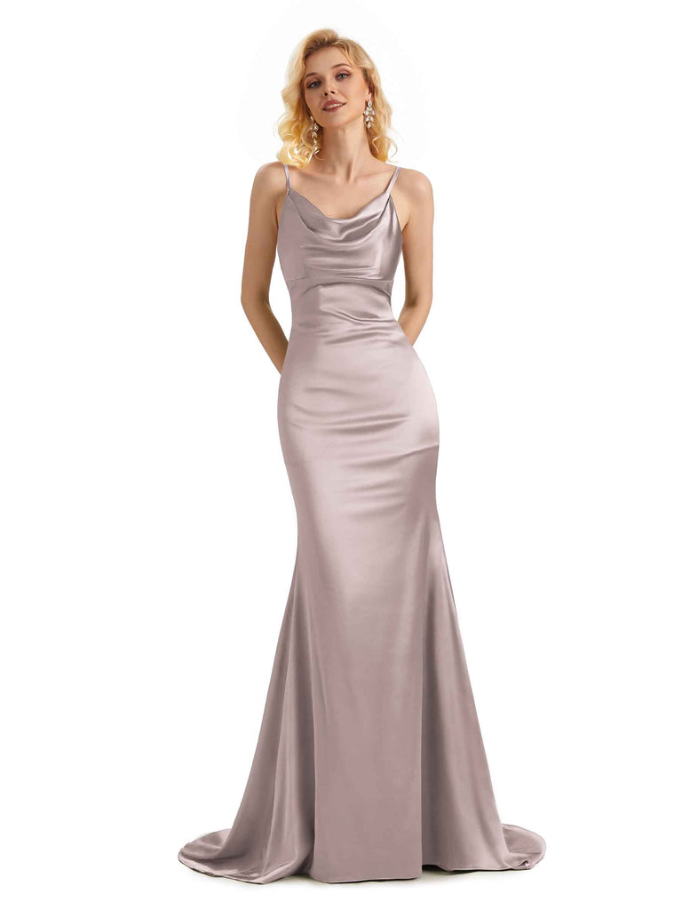 OFF THE SHOULDER Cowl Neck Corset Satin Luxury Plus Size Sensual Prom &  Bridesmaid Gown Vintage Retro Formal Curve Gala Dress Cd7492c -  Finland