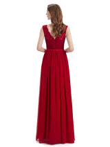 A-line Cheap Top Lace Floor-Length Bridesmaid Dresses