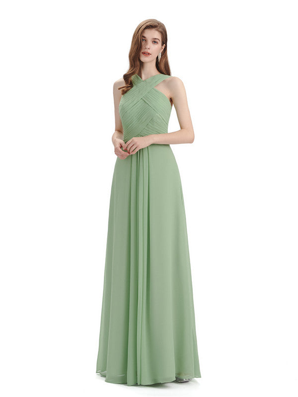 Elegant Unique Chiffon Long Maxi Bridesmaid Dresses Online