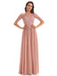Lace Chiffon Half Sleeves Floor-Length A-line Mother Of The Groom Dresses