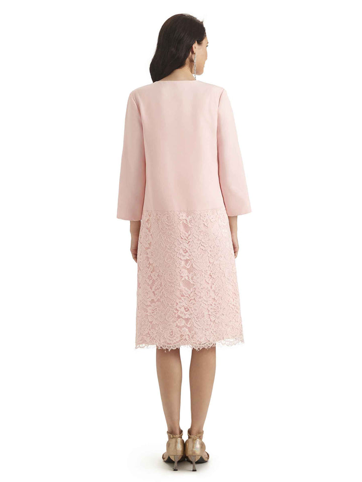 Elegant Sheath Soft Satin Square Short Mother of The Bride Dresses With Jacket