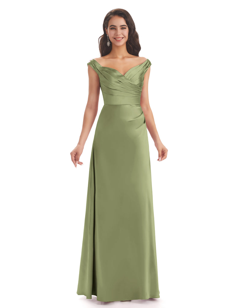 18 Hot selling Sage Green Satin Bridesmaid Dresses – ChicSew