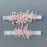 Lace Bridal Garter /Blue Wedding Garter/ Floral Garter Elegant Garter/ Women's Wedding Garter/ Sexy Lace Garter
