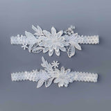 Lace Bridal Garter /Blue Wedding Garter/ Floral Garter Elegant Garter/ Women's Wedding Garter/ Sexy Lace Garter