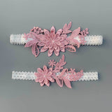 Lace Bridal Garter /Blue Wedding Garter/ Floral Garter Elegant Garter/ Women's Wedding Garter/ Sexy Lace Garter
