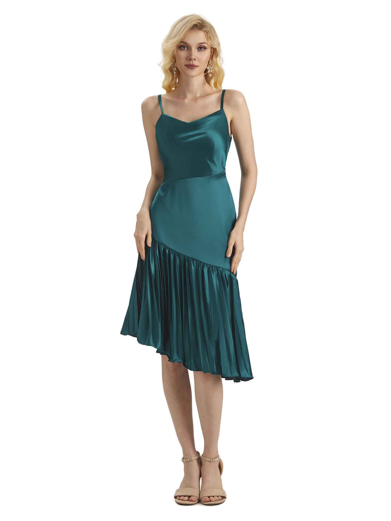 Drtj Kids Junior Bridesmaid Off Shoulder Dresses Asymmetrical Chiffon Flower Girls Party Pageant...