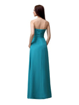 Elegant Sweetheart Chiffon A-line Long Bridesmaid Dresses