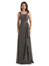 Elegant A-Line Chiffon Spaghetti Straps Sleeveless Mother of The Bride Dresses With Shawl