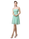 Popular Chiffon Sweetheart Knee-Length Short Bridesmaid Dresses