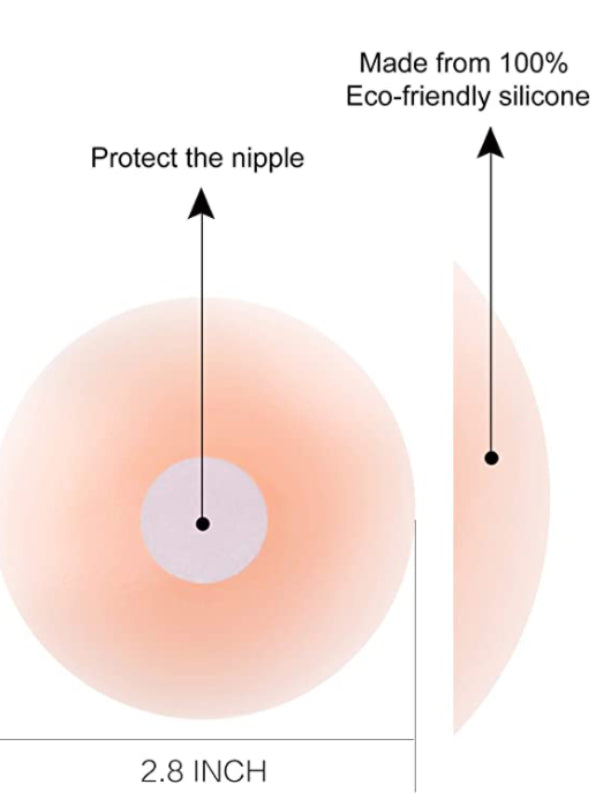 Disposable Women's Reusable Nipple Cover - Silicone Nipple Cover