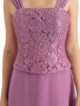 Elegant A-line Lace Tea Length Mother of The Bride Dresses With Lace Jacket