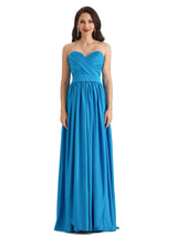 Convertible A-line Stretchy Jersey Long Formal Bridesmaid Dresses Online