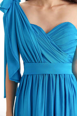 Convertible A-line Stretchy Jersey Long Formal Bridesmaid Dresses Online