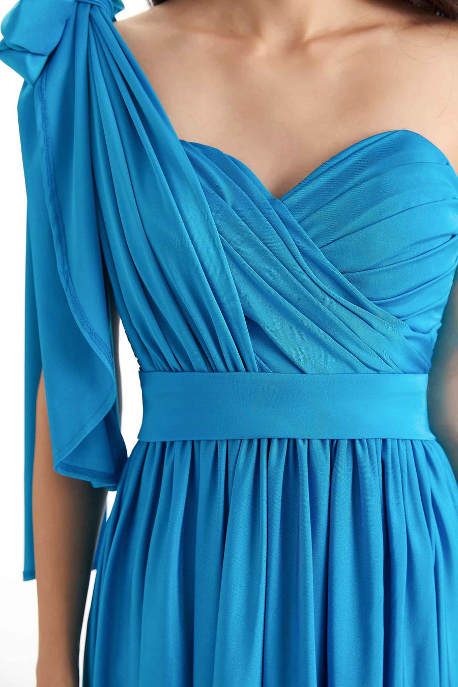 Convertible A-line Stretchy Jersey Long Formal Bridesmaid Dresses Online