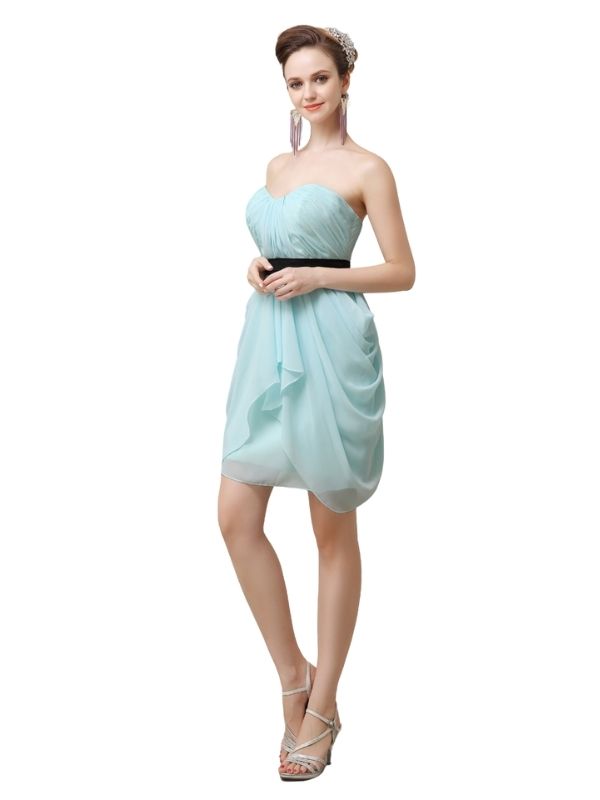 Charming Sweetheart A-line Knee-Length Short Bridesmaid Dresses