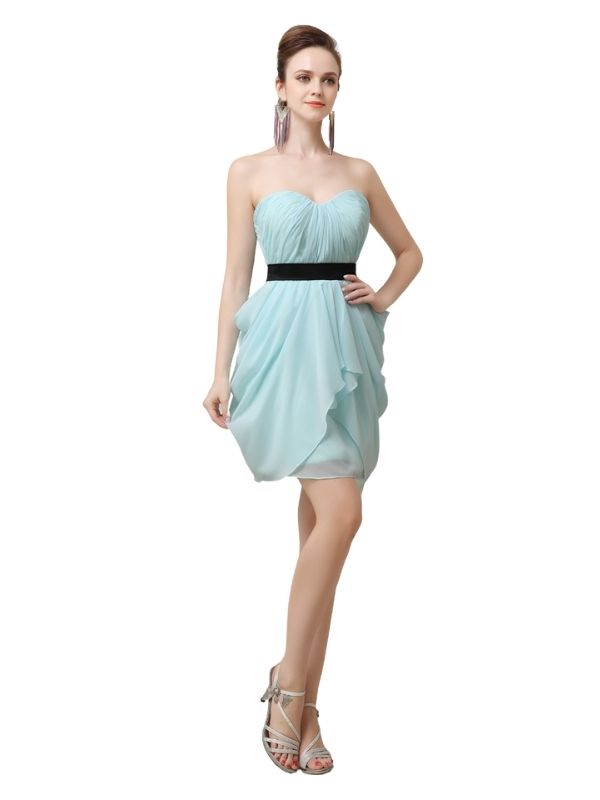 Charming Sweetheart A-line Knee-Length Short Bridesmaid Dresses