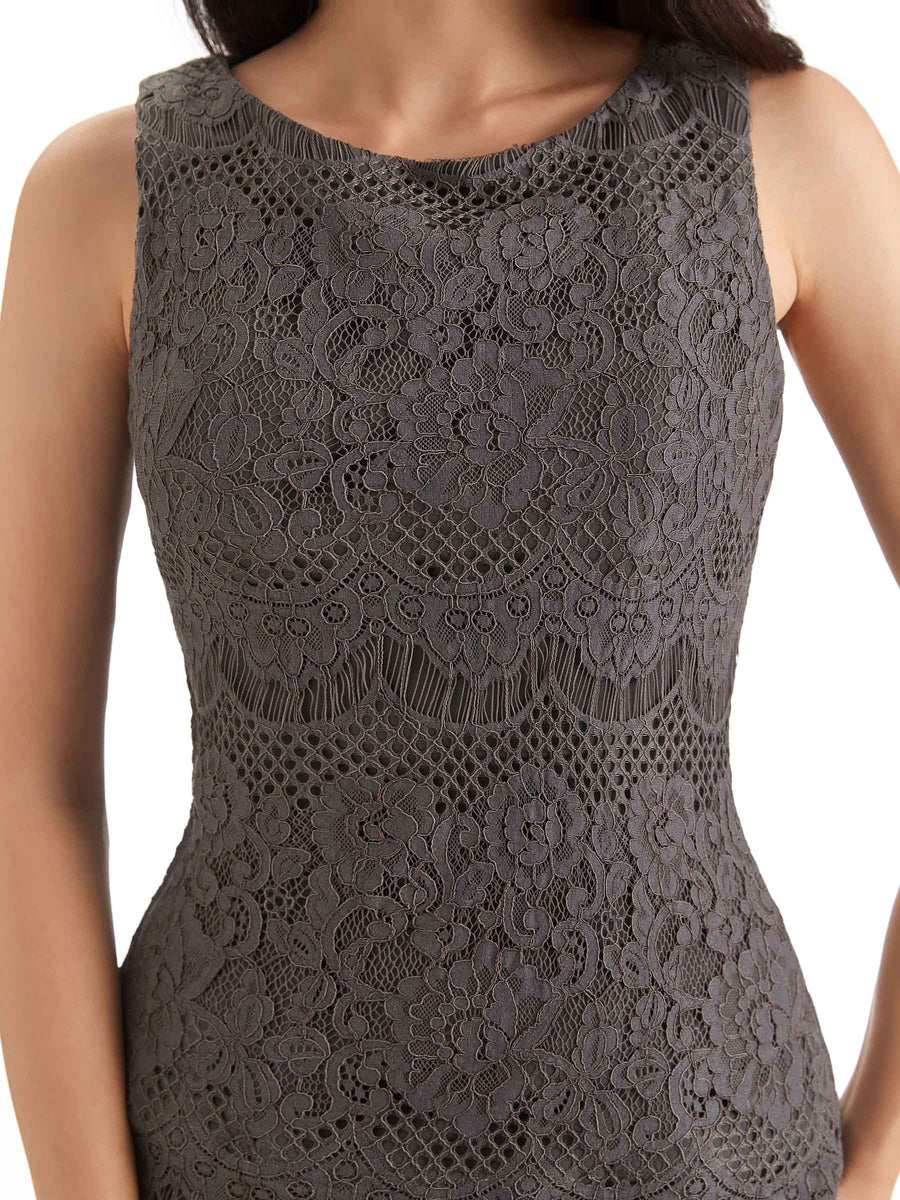 Elegant Jewel Lace Sleeveless  Pant Suit Mother Of The Bride With Jacket