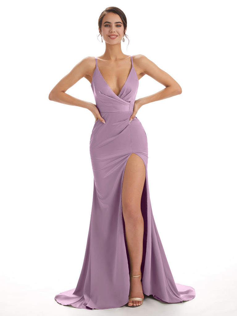 Buy Bikini  Estonished Lilac See Through Spaghetti Neck Bridal