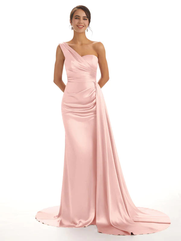 ChicSew Beaded Mermaid Long bridesmaid dresses Satin Off The Shoulder / dresses for wedding / womens wedding guest dresses, Sunset ChicSew Beaded Mermaid Long bridesmaid dresses Satin Off The Shoulder / dresses for wedding / womens wedding guest dresses, Sunset