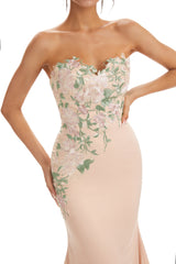Modern Sweetheart Soft Satin Lace Mermaid Long Wedding Party Dresses