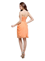 Sweetheart Short Sheath Knee length Bridesmaid Dresses