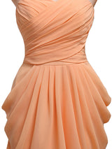 Sweetheart Short Sheath Knee length Bridesmaid Dresses