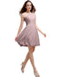 One Shoulder Short Midi Cute Bridesmaid Dresses Online