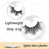 3D Mink Eyelashes, 1 Pair Fake Eyelashes Natural Mink Lashes