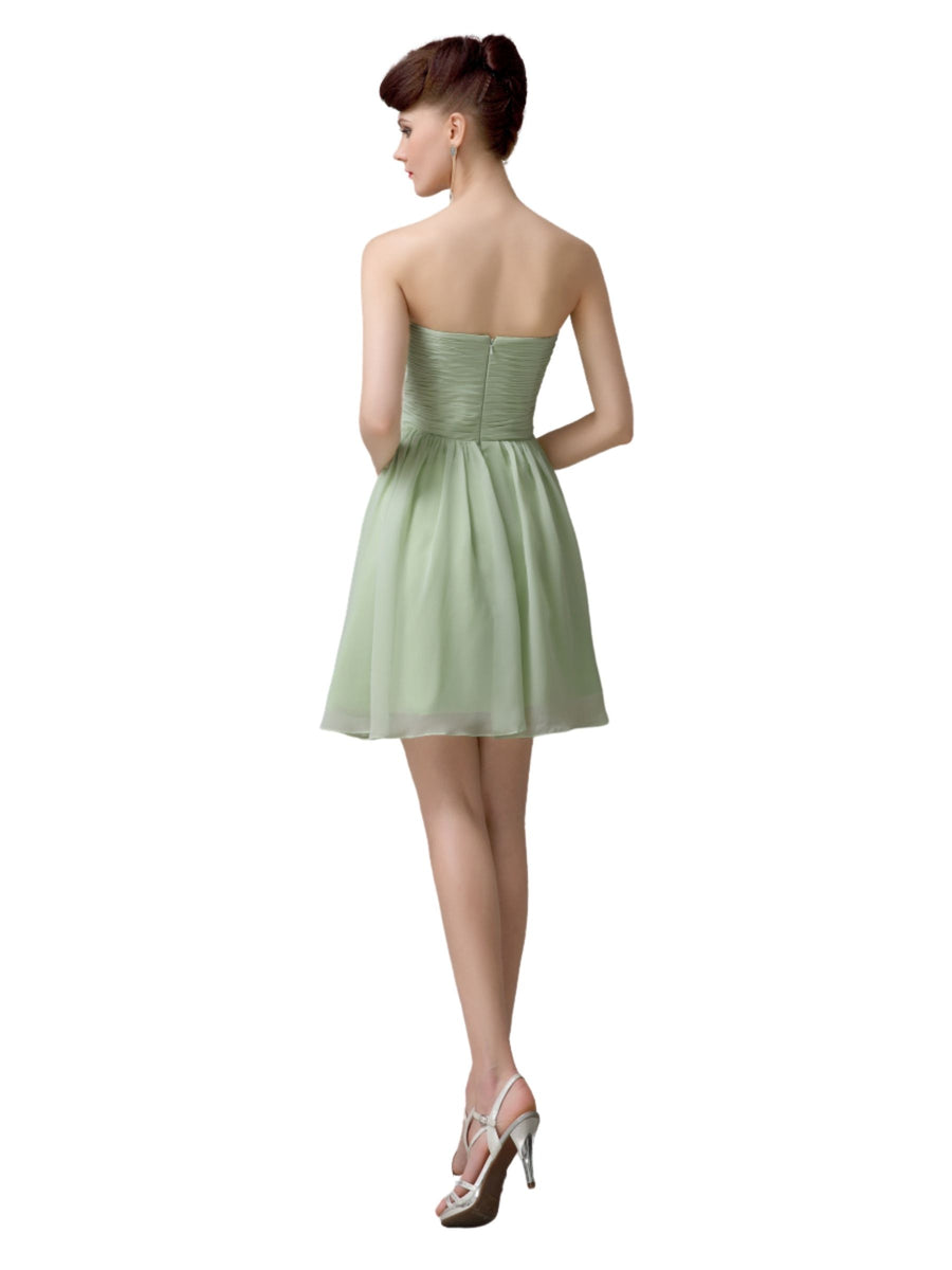 Simple Sweetheart A-Line Short Bridesmaid Dresses