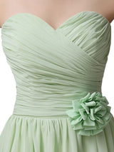 Simple Sweetheart A-Line Short Bridesmaid Dresses