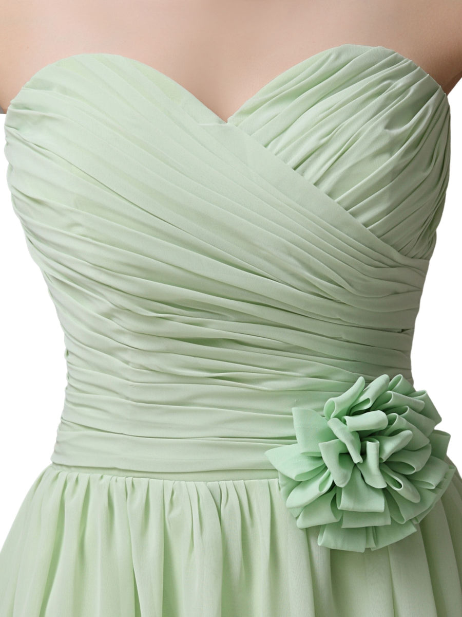Simple Sweetheart A-Line Short Bridesmaid Dresses