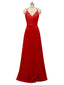 Custom Made Soft Satin A-line V Neck Floor Length Dresses
