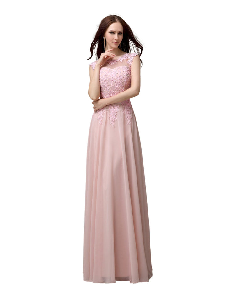 Unique Sweetheart Sleeveless A-line Floor-Length Bridesmaid Dresses