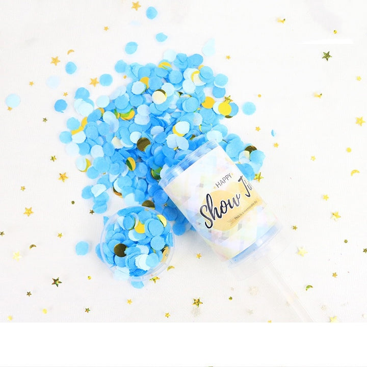 Paper Scraps Push Tube Wedding Push Ceremony Paper Flower Spray Tube Decoration