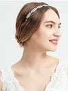 Flower Design Rhinestone Crystal Wedding Headband Bridal Headpieces Simple Design Bridal Headband