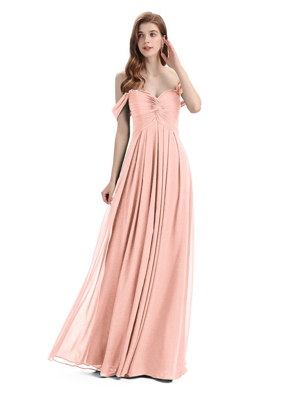 Bridesmaid Dresses and Off The Shoulder Bridesmaid Dresses for Wedding  Guests (Color : Rose Gold, US Size : 14W)