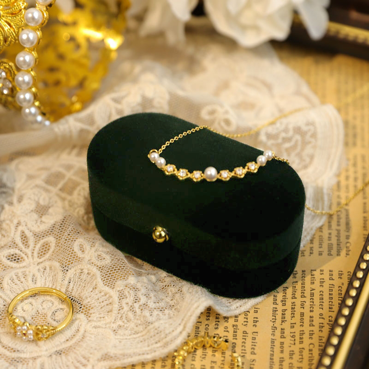 Velvet Ring Box Wedding Ring Earring Box High-end Jewelry Box Jewelry Storage Box