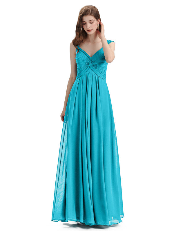 Elegant A-line Sleeveless Chiffon Bridesmaid Dresses - Chicsew – ChicSew