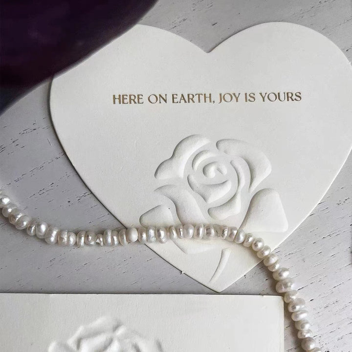 Love Rose Card Creative Special-shaped Decorative Greeting Card Valentine's Day Love Letter Card