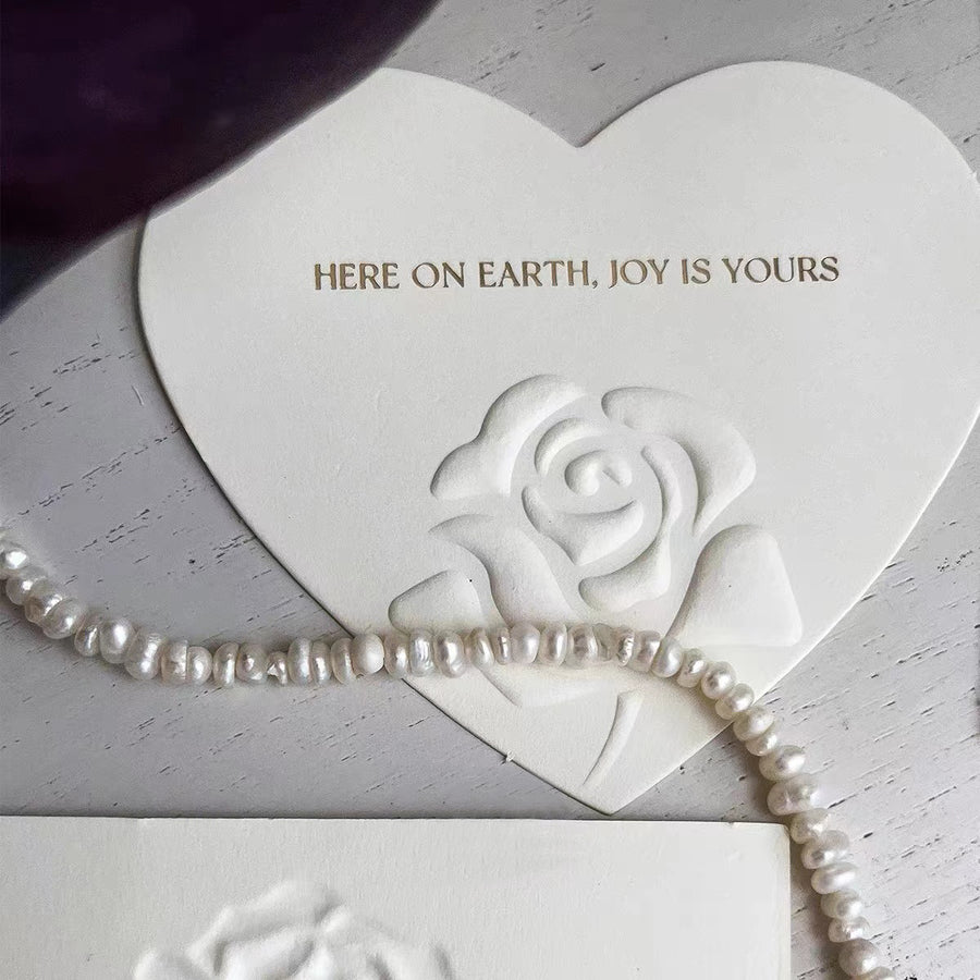 Love Rose Card Creative Special-shaped Decorative Greeting Card Valentine's Day Love Letter Card